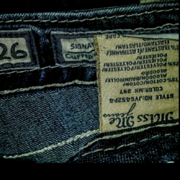 Miss Me Jeans Skinny Leg Capri Flap Pocket Size 26 - Picture 12 of 12